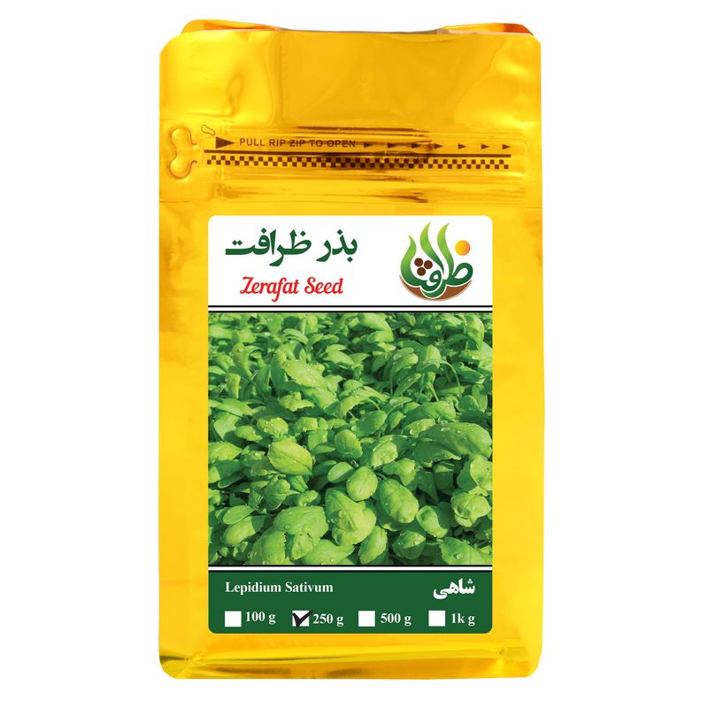 بذر شاهی ظرافت مدل bz18334 وزن 250 گرم