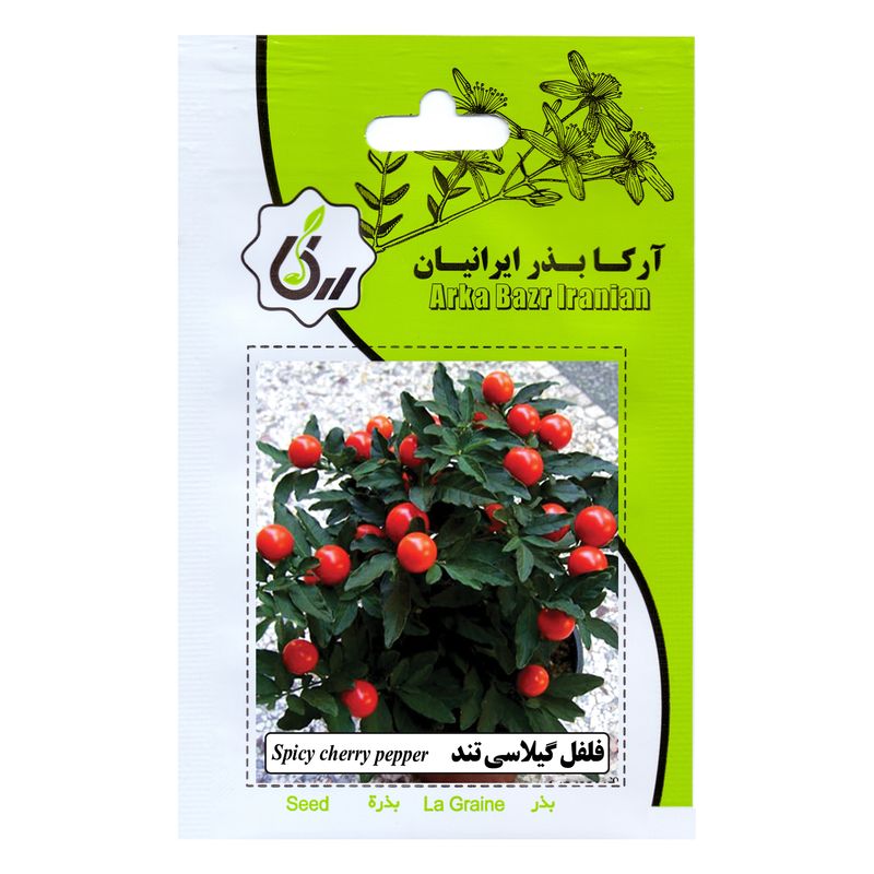 بذر فلفل گیلاسی تند آرکا بذر ایرانیان کد ark 165