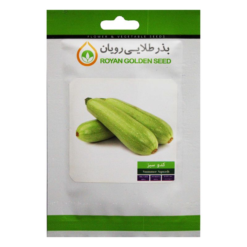 بذر کدو سبز بذر طلایی رویان مدل bztr 067