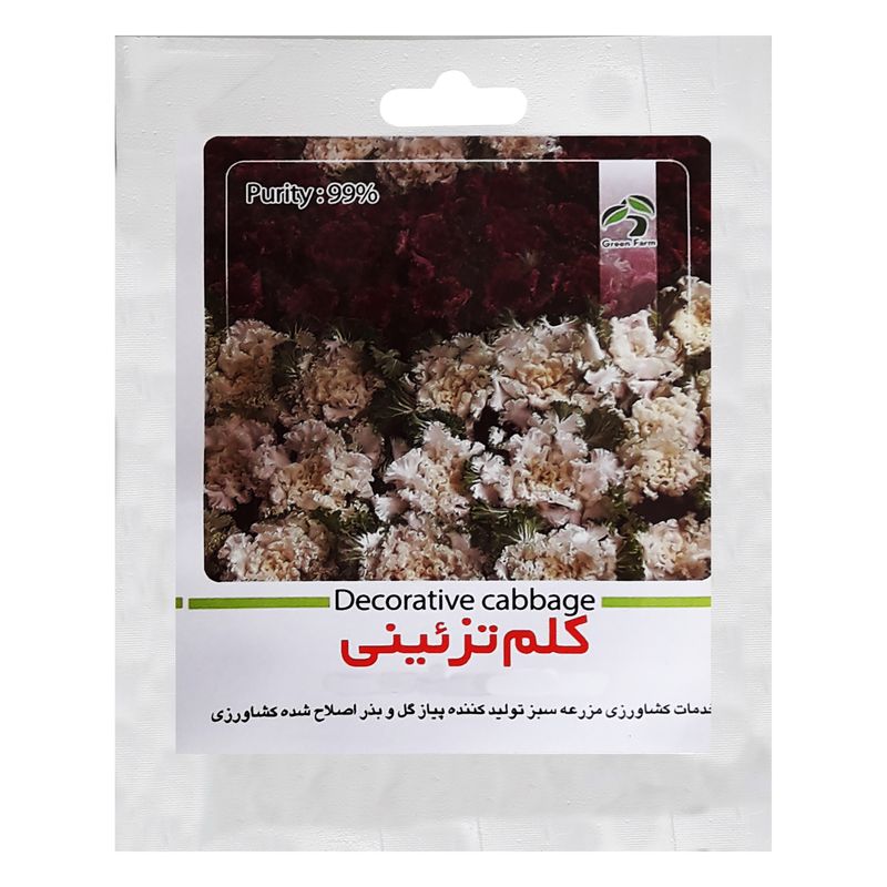 بذر کلم تزیینی گرین فارم کد 011