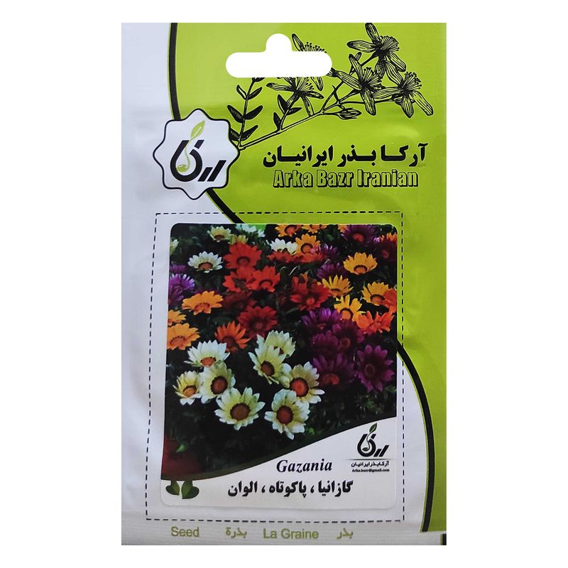 بذر گازانیا پاکوتاه الوان آرکا بذر ایرانیان کد ark 016