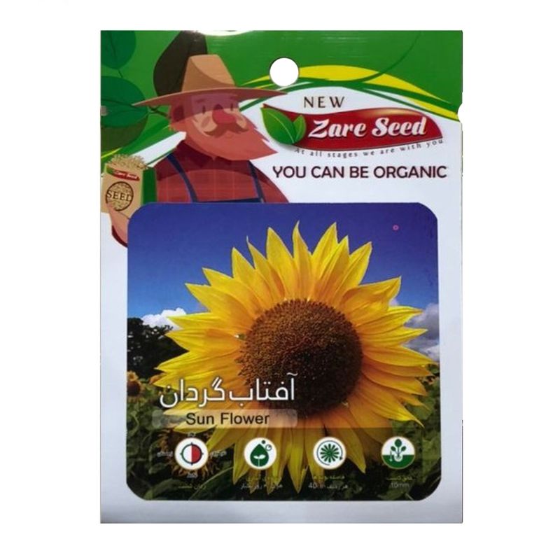 بذر گل آفتاب گردان پاسارگاد کشت زارع کد zs209