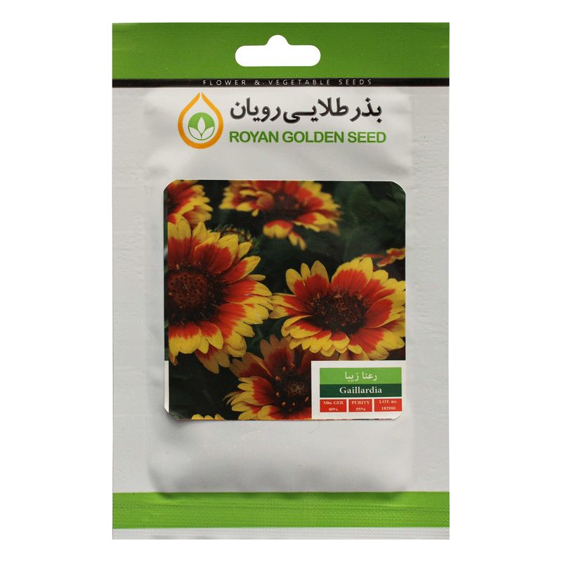 بذر گل رعنا زیبا بذر طلایی رویان کد bztr 017