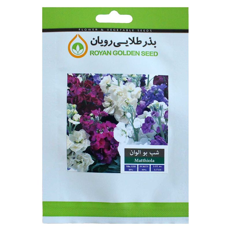 بذر گل شب بو الوان بذر طلایی رویان کد bzt 137