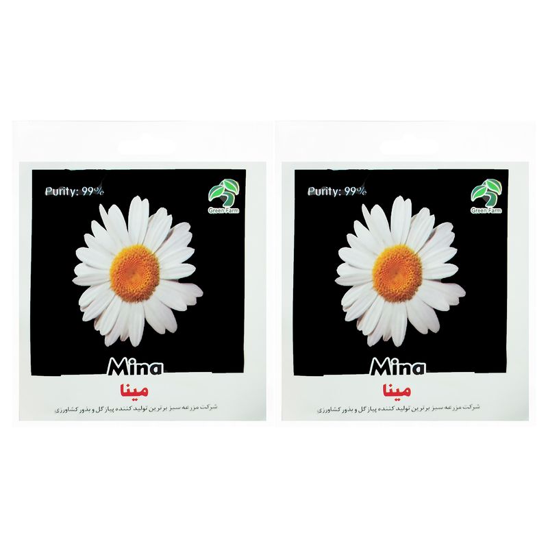 بذر گل مینا گرین فارم کد gr m22 بسته 2 عددی