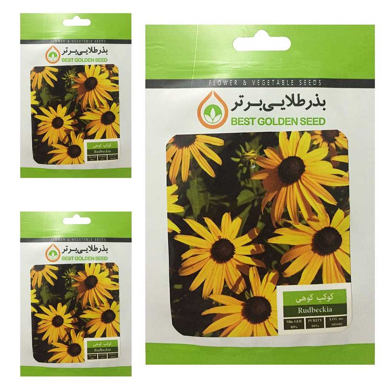 بذر گل کوکب کوهی بذر طلایی برتر کد btb 25 مجموعه 3 عددی