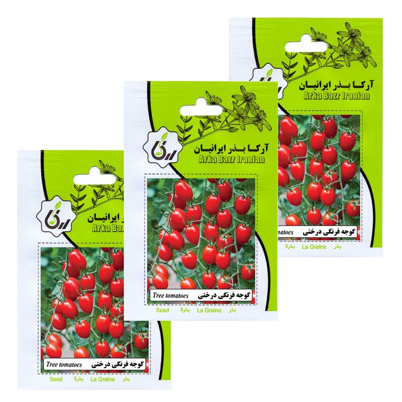 بذر گوجه فرنگی درختی آرکا بذر ایرانیان کد 178 ark مجموعه 3 عددی