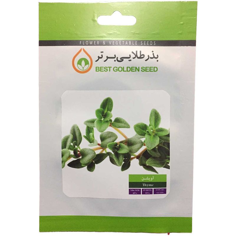 بذر گیاه دارویی آویشن بذر طلایی برتر کد bzt 100