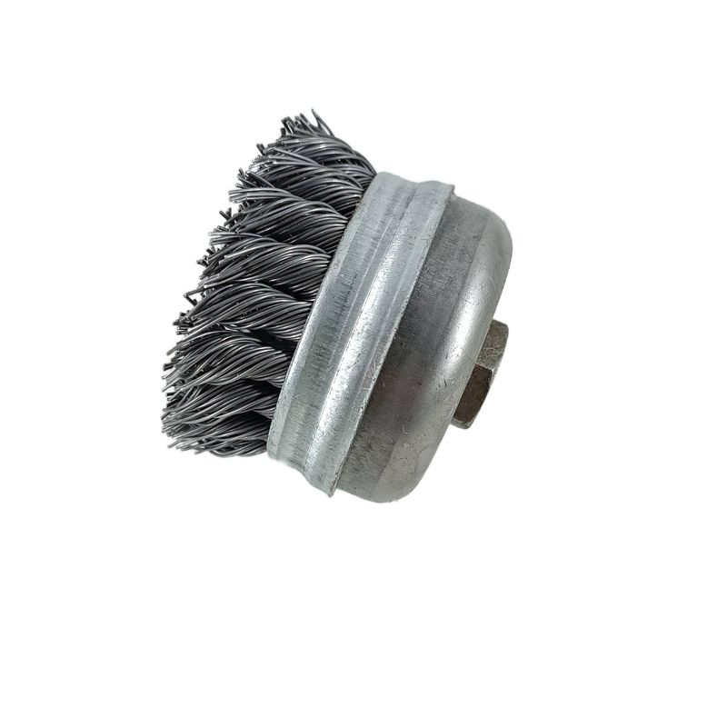 برس کاسه ای طوقدار مدل بافته 75 mm