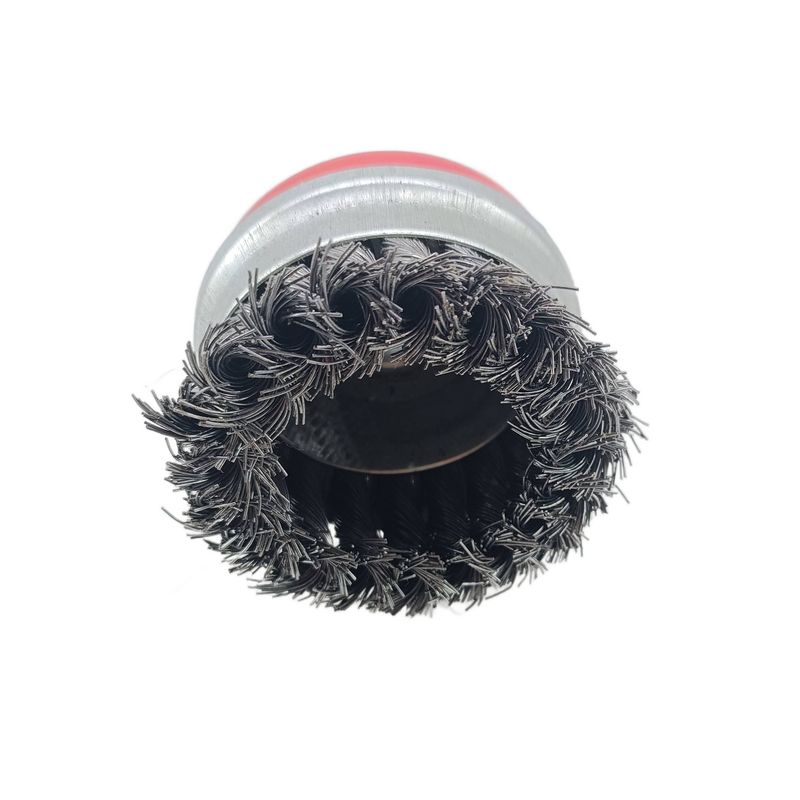 برس کاسه ای مدل بافته 80mm
