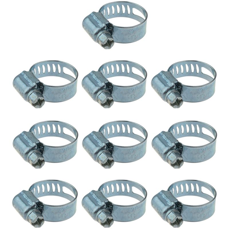بست فلزی پارسان مدل p034 سایز 13 19 میلیمتر بسته 10 عددی