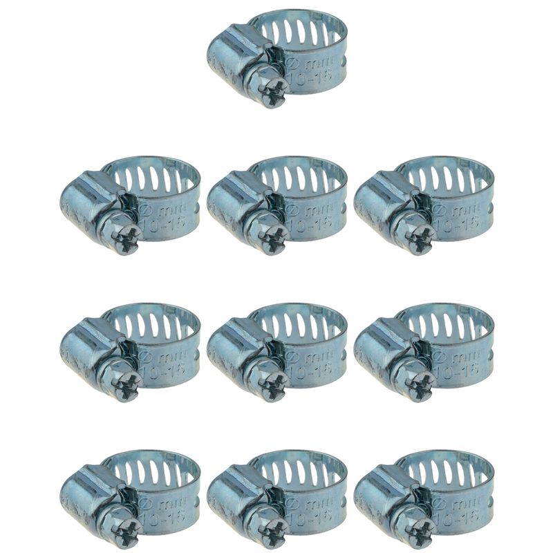 بست فلزی پارسان مدل p058 سایز 10 16 میلیمتر بسته 10 عددی