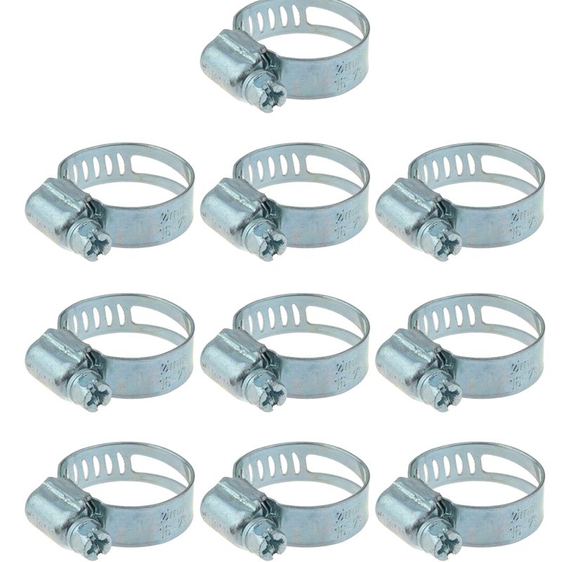 بست فلزی پارسان مدل p078 سایز 16 23 میلیمتر بسته 10 عددی