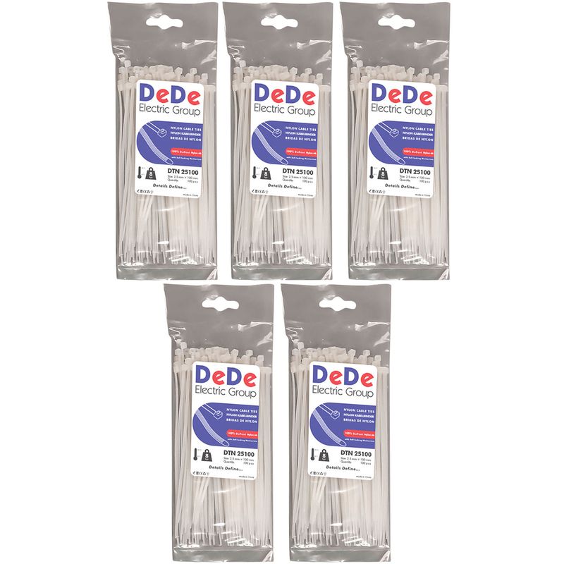 بست کمربندی ده ده الکتریک گروپ مدل dtn25100 بسته 500 عددی