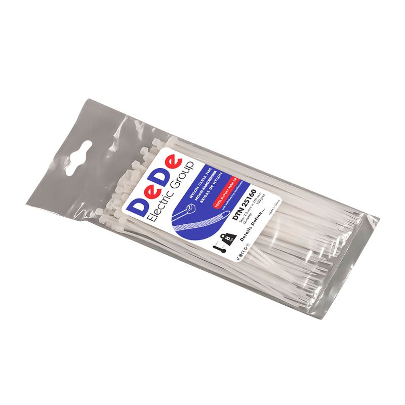 بست کمربندی ده ده الکتریک گروپ مدل dtn25160 بسته 100 عددی