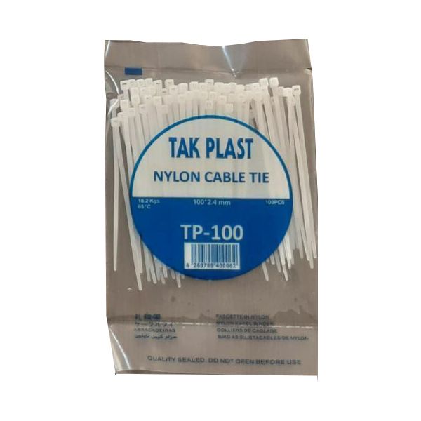 بست کمربندی مدل takplast 100cm بسته 100 عددی