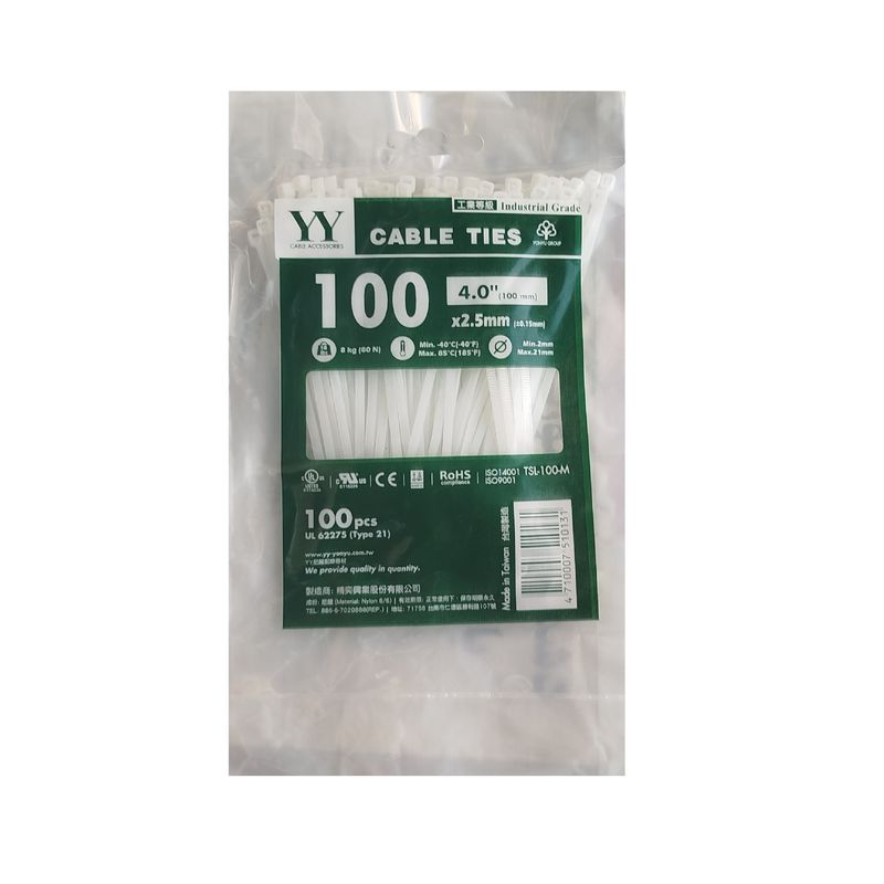 بست کمربندی وای وای مدل 10 سانتیمتری کد yy_100*2.5 بسته صد عددی