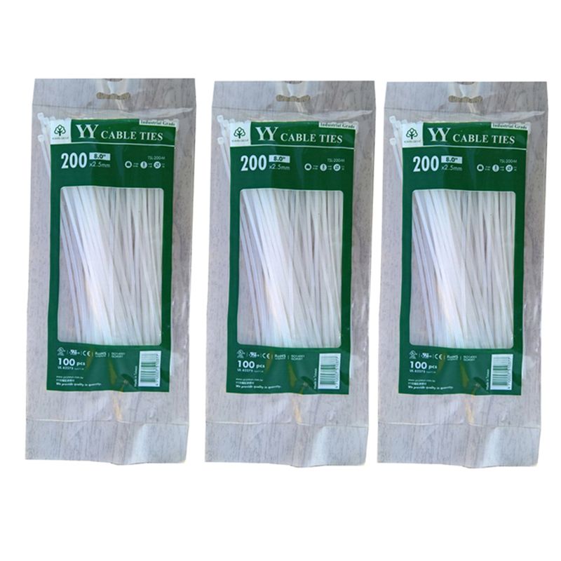 بست کمربندی وای وای مدل tsl 200 m سایز 2.5×200 میلیمتر بسته 3 عددی