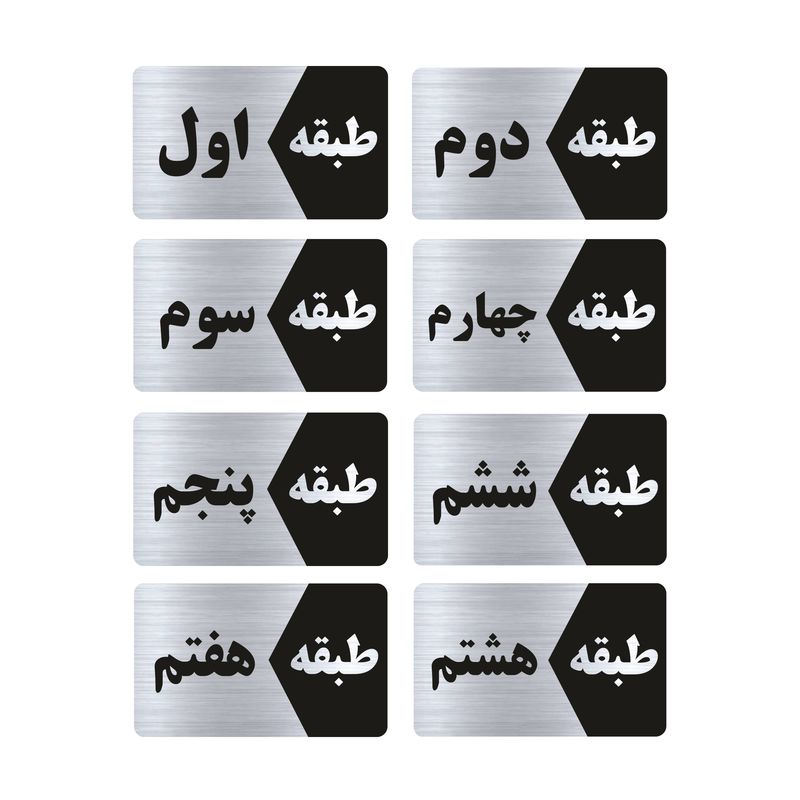 تابلو راهنما طرح طبقات مدل gns808 مجموعه 8 عددی