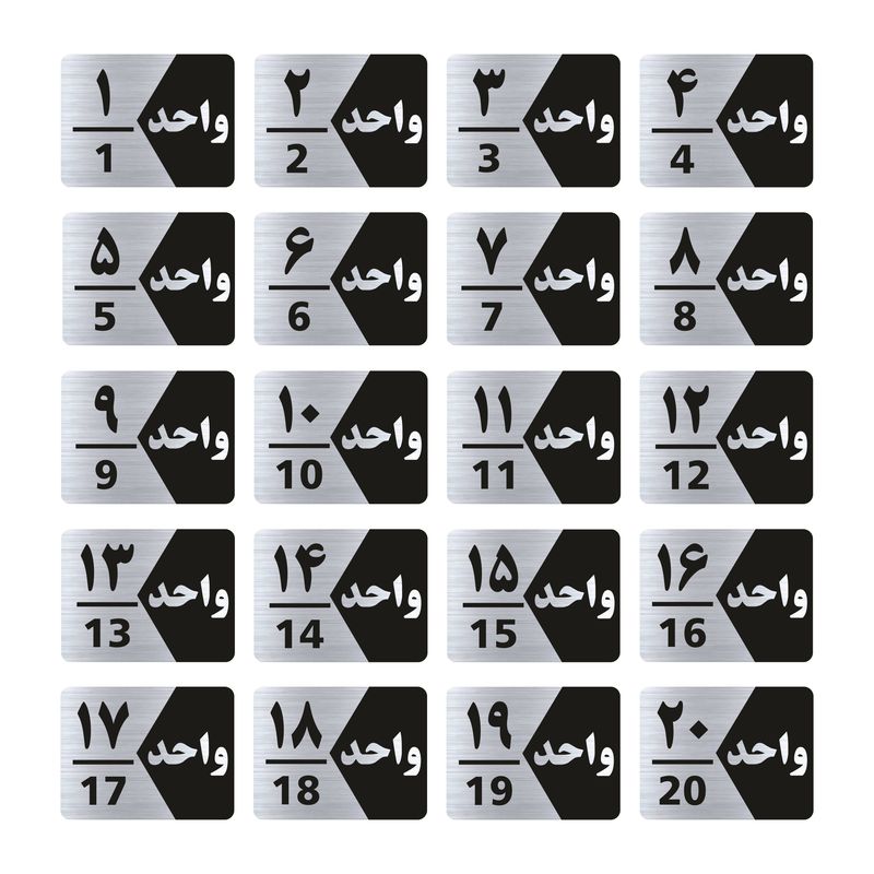 تابلو راهنما طرح واحد مدل gns320 مجموعه 20 عددی