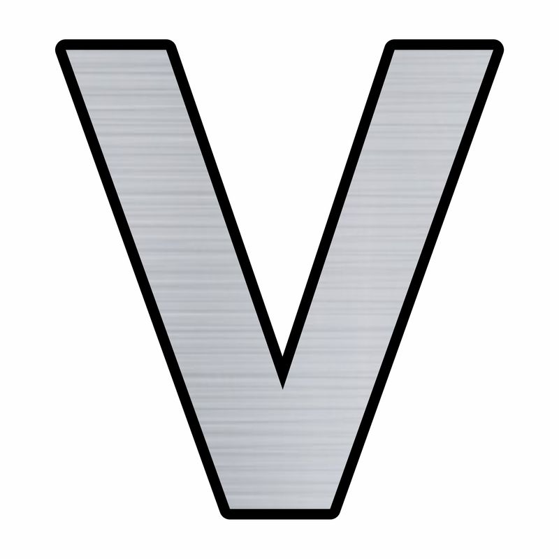 تابلو راهنما مدل حروف v
