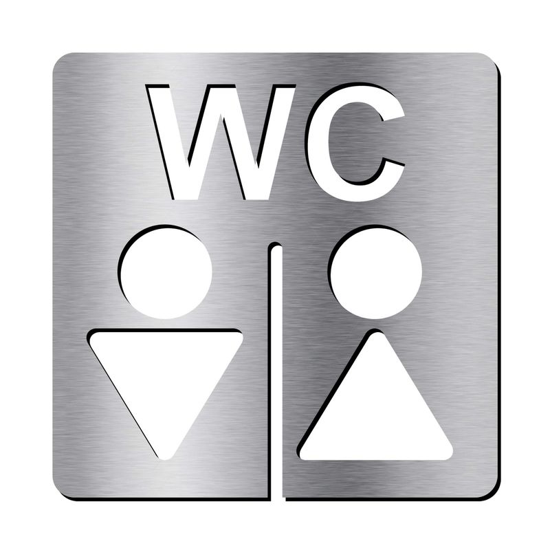 تابلو نشانگر آژنگ طرح سرویس بهداشتی مردانه و زنانه کد i cl w063