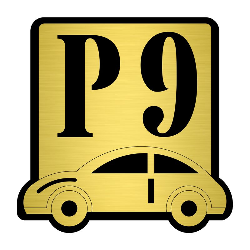 تابلو نشانگر مستر راد طرح پارکینگ شماره 9 کد p bg 09