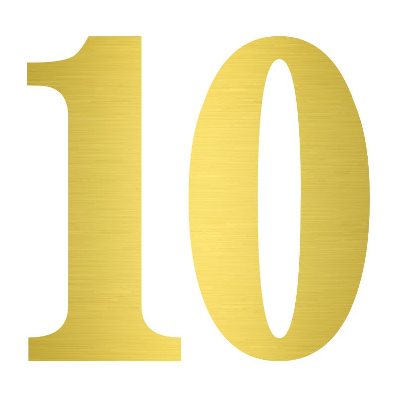 تابلو نشانگر کازیوه  طرح پلاک واحد شماره 10کد g 10