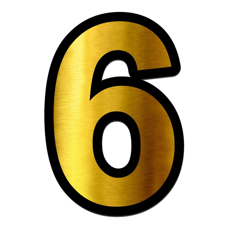 تابلو نشانگر گروه آژنگ طرح اعداد کدno 6