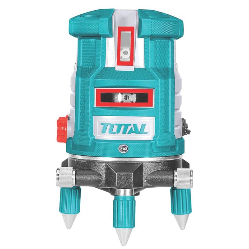 تراز لیزری 360 درجه 5 خط نور قرمز توتال مدل tll306505