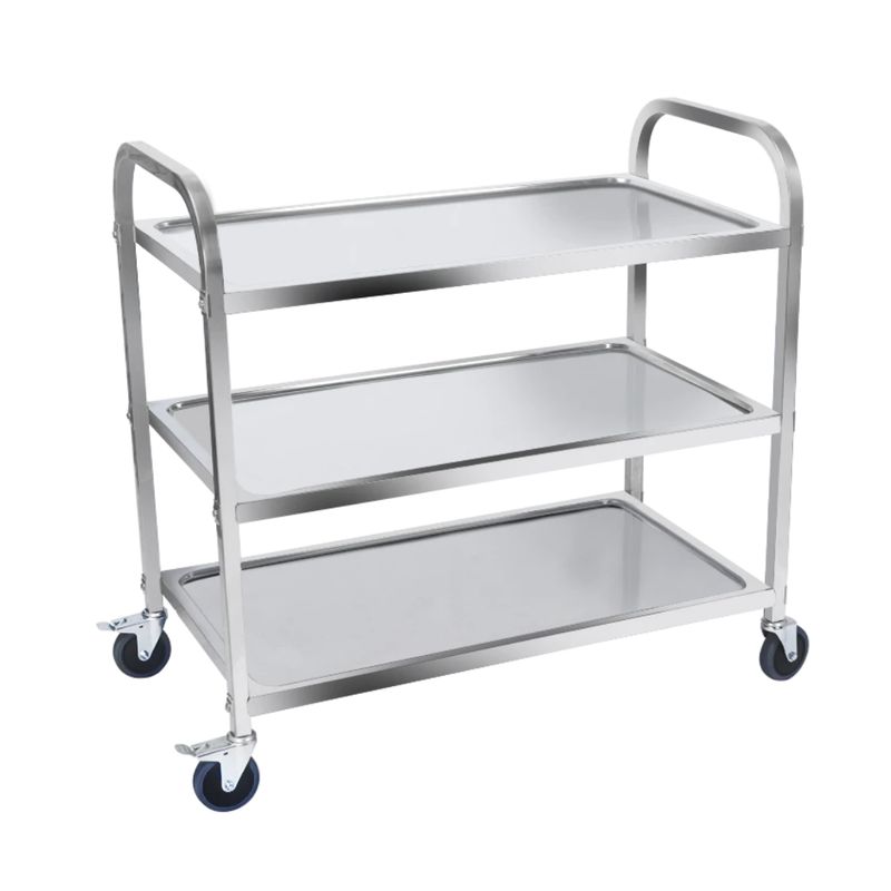 ترولی رستورانی مدل stainless steel
