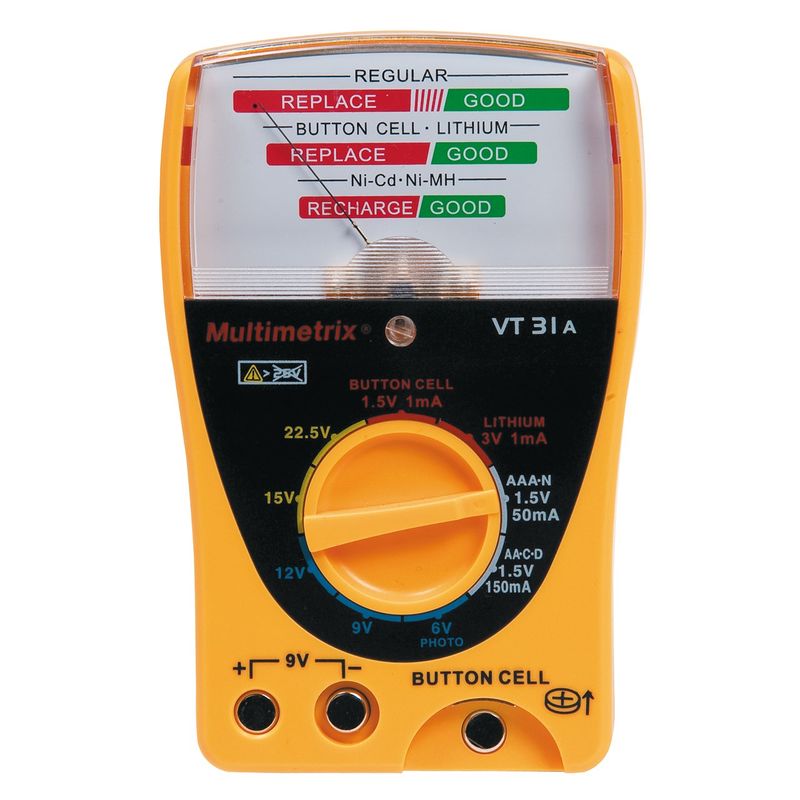 تستر باتری مولتی‌ متریکس مدل vt31a