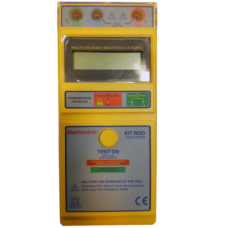 تستر لوپ و جریان اتصال کوتاه مولتی متریکس eit 800