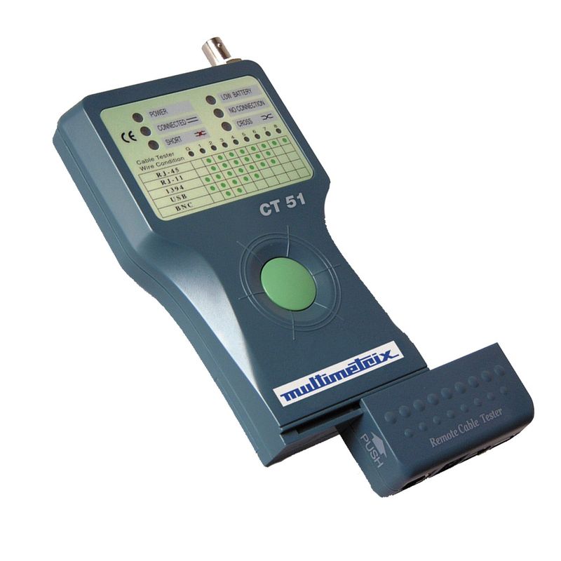 تستر کابل شبکه مولتی‌ متریکس مدل ct51