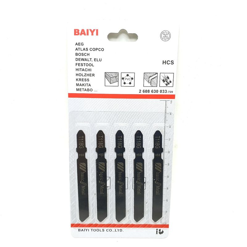 تیغ اره عمود بر آهن بای وای مدل 8cm metal بسته 5 عددی