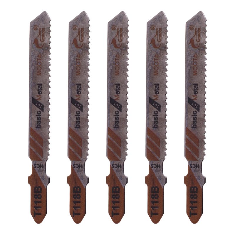 تیغ اره عمود بر آهن موتا مدل کوتاه کد t118b مجموعه 5 عددی