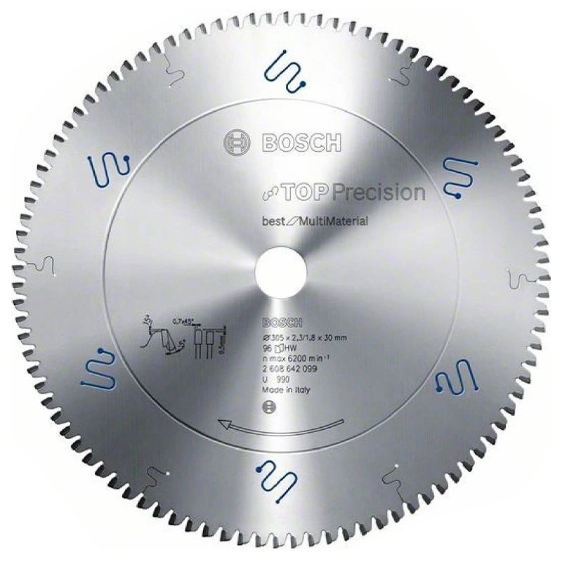 تیغ اره گرد بوش مدل multi material top precision  305 mm