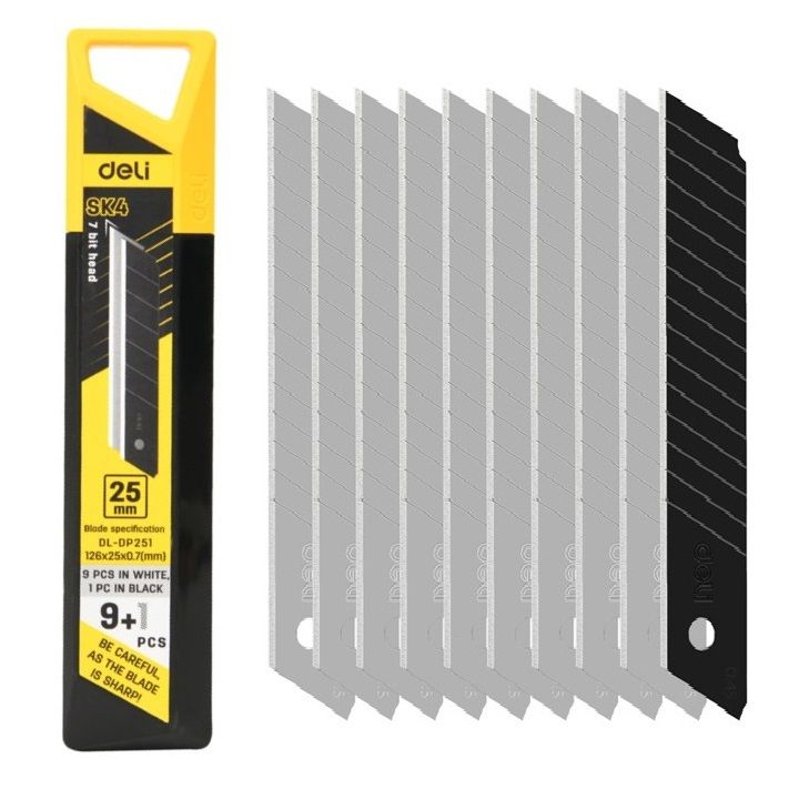 تیغ کاتر دلی مدل dl dp251 بسته 10 عددی