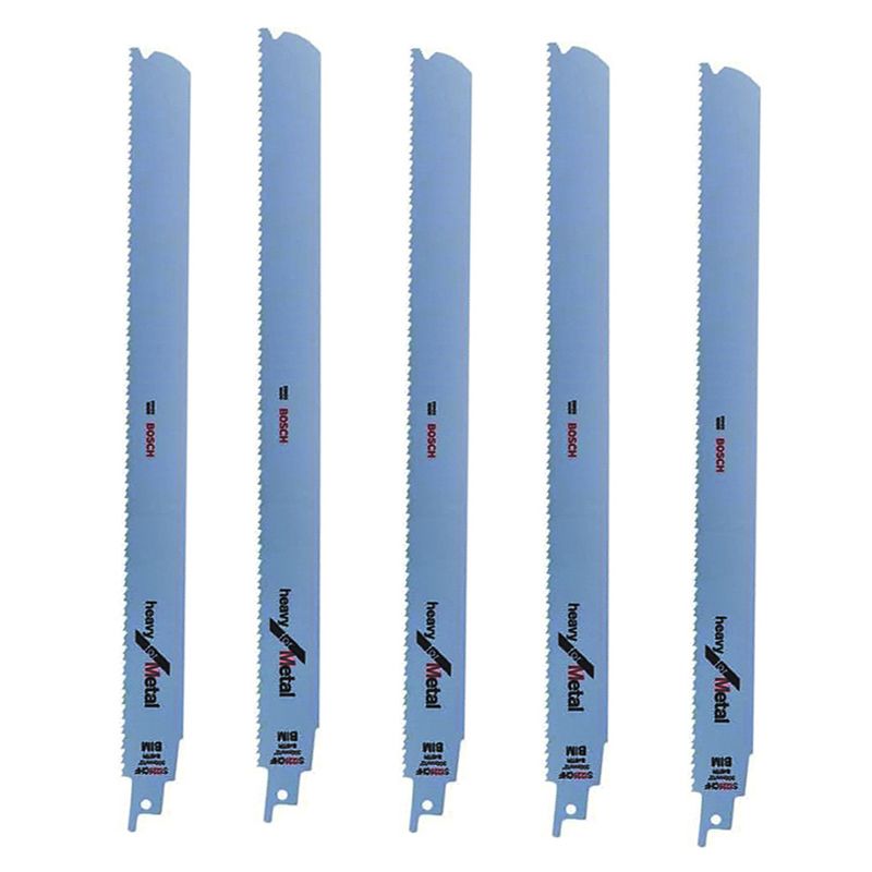 تیغه اره افقی بر بوش مدل فوق حرفه ای کد hevy metal long life s1226 مجموعه 5 عددی