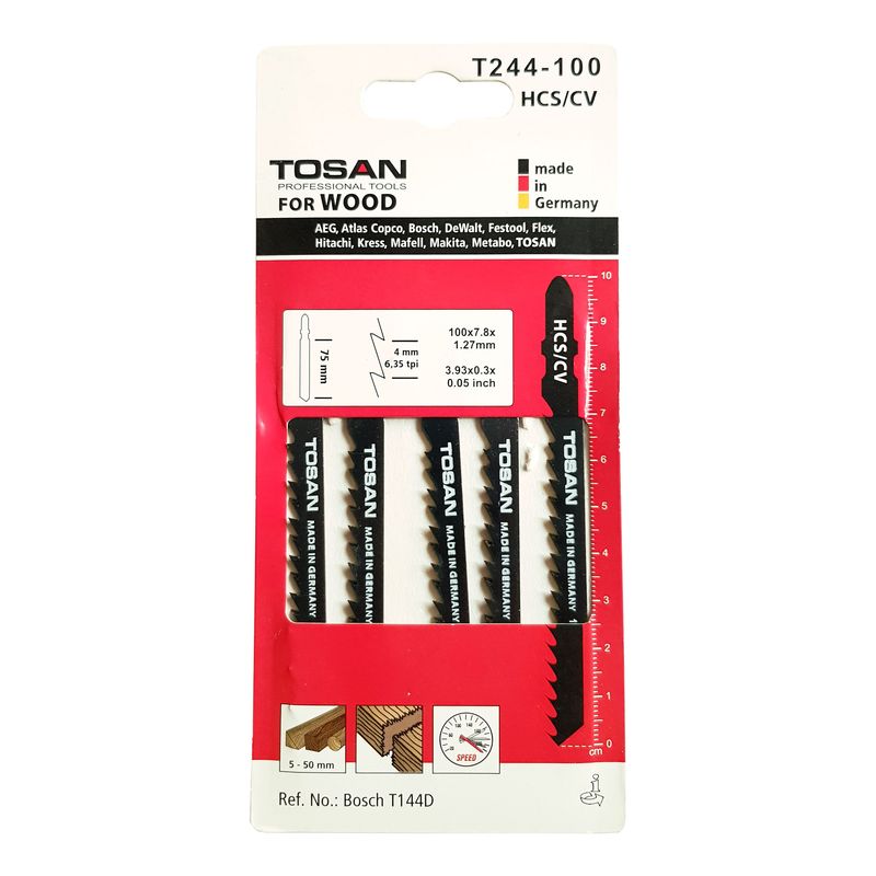 تیغه اره عمودبر توسن مدل t244 100 بسته 5 عددی