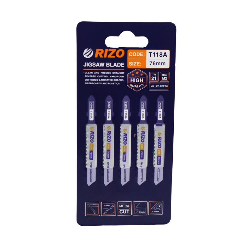 تیغه اره عمودبر ریزو مدل ypk metal t118a_76mm مجموعه 5 عددی