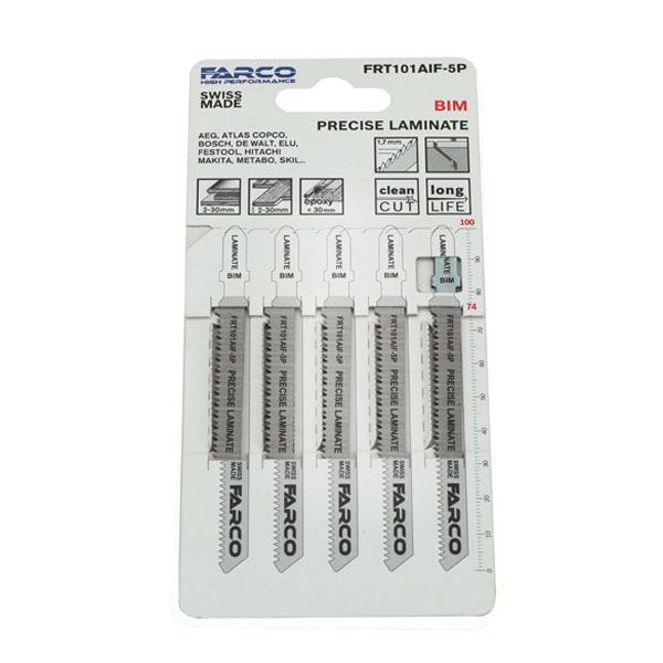 تیغه اره عمودبر فارکو مدل mdf frt101aif 5p بسته 5 عددی لمینت سوپرکات