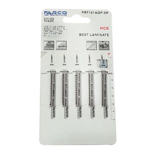 تیغه اره عمودبر فارکو مدل mdf frt101aof 5p بسته 5 عددی لمینت