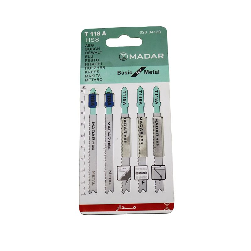 تیغه اره عمودبر مدار مدل yp metal t 118a مجموعه 5 عددی