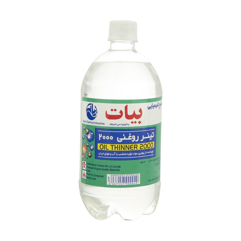 تینر روغنی بیات کد 01 حجم 500 میلی لیتر