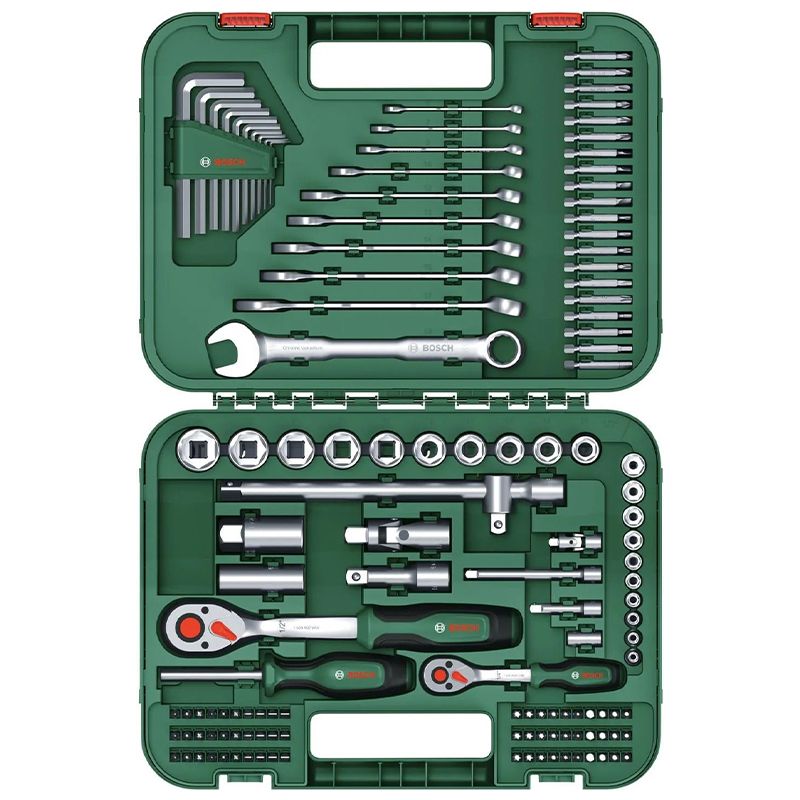 جعبه آچار و سرپیچ گوشتی بوش مدل فوق حرفه ای pro box 132 bit مجموعه 132 عددی