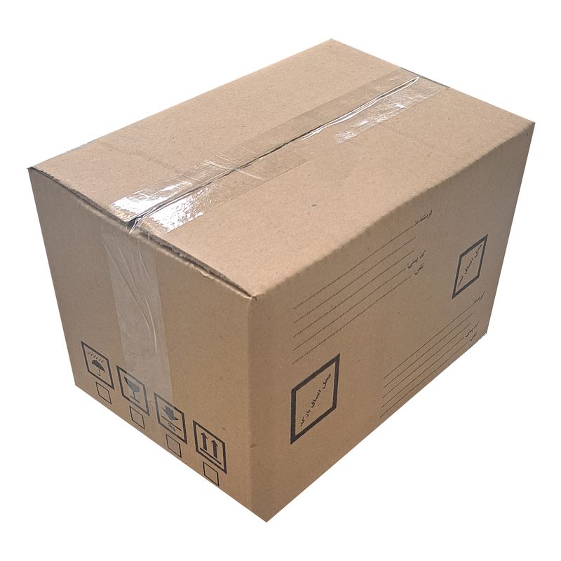 جعبه بسته بندی مدل کارتن پستی سایز 3.5 بسته 20 عددی