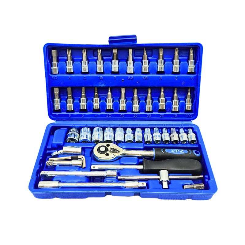 جعبه بکس بی پی زد مدل bpz4003 مجموعه 46 عددی