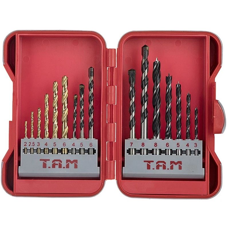 جعبه مته تی ای ام مدل aj tam 16pcs مجموعه 16 عددی