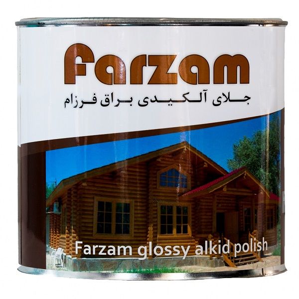 جلا روغنی الکیدی براق فرزام کد 320 وزن 3.5 لیتر